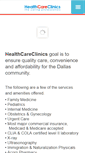 Mobile Screenshot of healthcareclinics.com